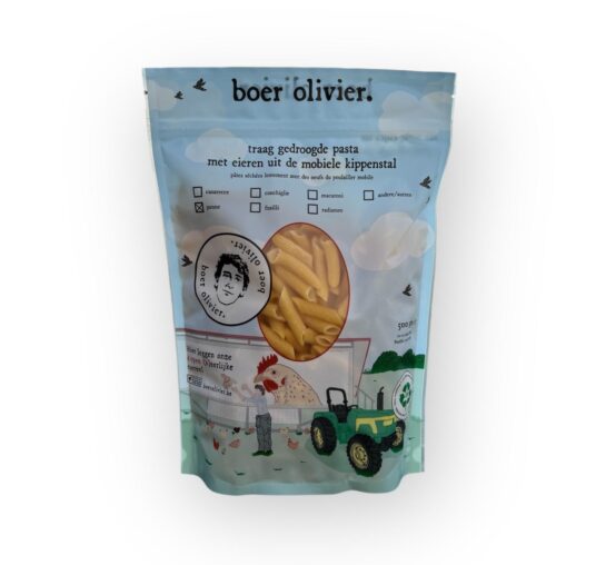 Penne pasta van boer Olivier