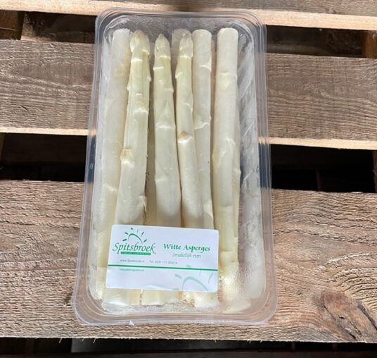 Ongeschilde asperges